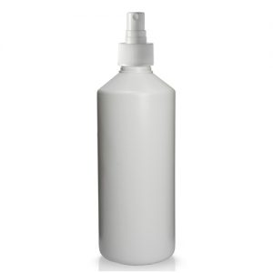 500ml HDPE plastic bottle with spray