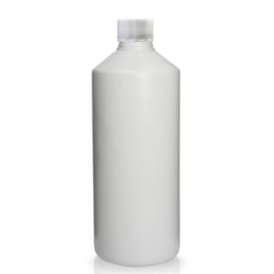 500ml PCR Natural Round Bottle with wsc