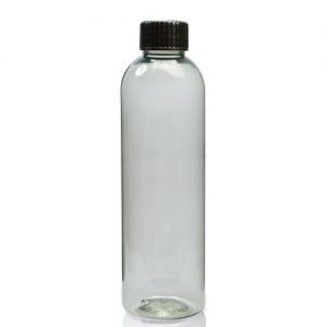 250ml Plastic Boston Bottle With Screw Cap