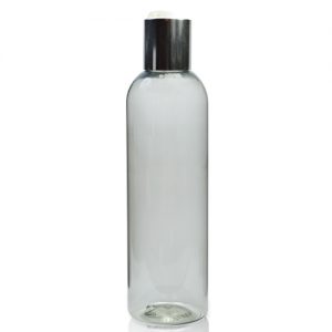 250ml Boston Bottle With Silver Disc-Top Cap