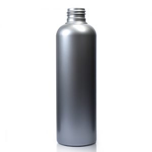 250ml silver plastic bottle