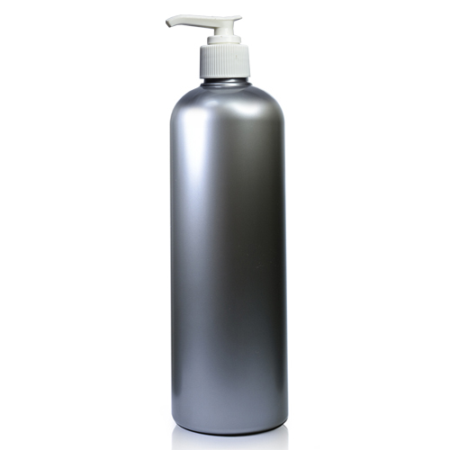 500ml Silver Plastic Bottle With Pump