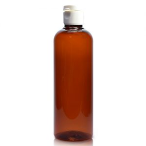 150ml Amber Plastic Bottle With Flip-Top Cap