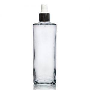 200ml Glass Bottle With Silver Spray