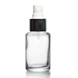 30ml Glass Bottle With Silver Spray