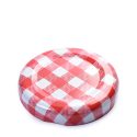 43mm red gingham lid