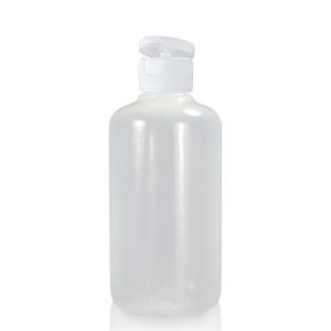 125ml LDPE Squeezable Plastic Bottle & Flip Top Cap