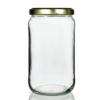720ml Glass Food jar With Gold Lid