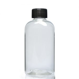 250ml Boston bottle with blk cap