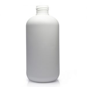 250ml White HDPE Plastic Bottle