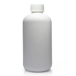 250ML White HDPE Bottle with screw cap