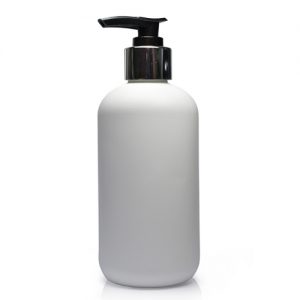 250ml white Boston bottle w bsp