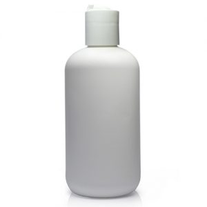 250ml white Boston bottle w w dc