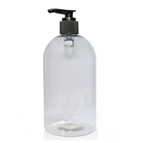 500ml Clear plastic soap pump