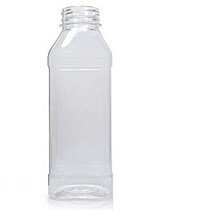 500ml Square PET Plastic Juice Bottle