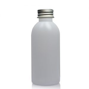 150ml HDPE Boston Bottle with silver cap