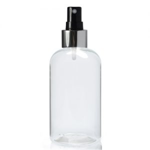 250ml Clear Plastic Spray Bottle