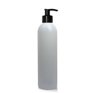 250ml HDPE Boston Bottle with soap pump