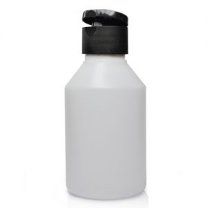 250ml HDPE Natural bottle w b FLIP