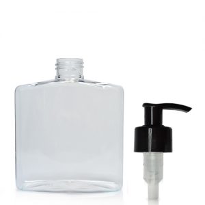 500ml Clear PET Rectangular Lotion Bottle