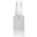 50ml oval plastic bottle with spray