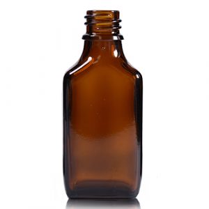 30ml Amber Glass Rectangular Bottle