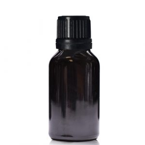 15ml Black Dropper Bottle With Dropper Cap