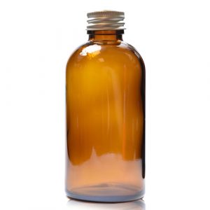 200ml Amber glass Boston Bottle w ali