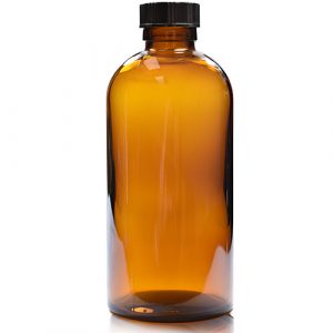 300ml Amber Glass Boston Bottle With Urea Cap