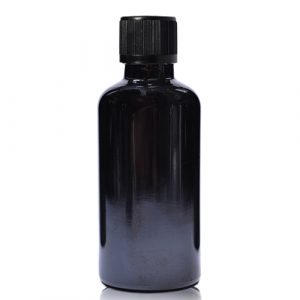 30ml Black Dropper Bottle With Child Resistant Cap