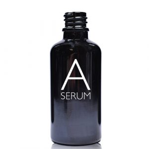 30ml Black dropper bottle with label