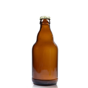 330ml Amber Glass StBeer Bottle w cap