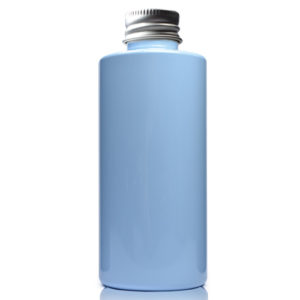 100ml Blue Plastic Bottle With Aluminium Cap