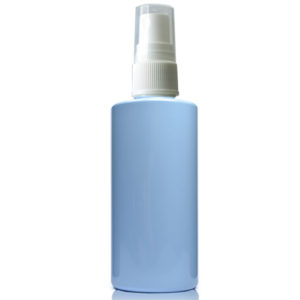 100ml Blue Plastic Bottle With Atomiser Spray