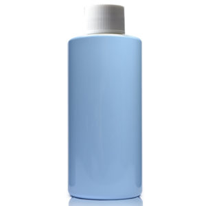 100ml Blue Plastic Bottle With Screw Cap