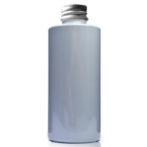 100ml Grey Plastic Bottle With Aluminium Cap