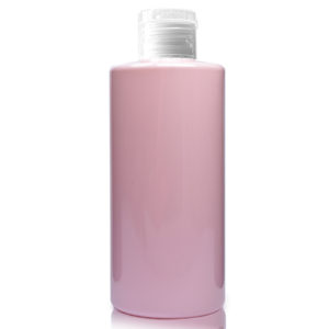 100ml Pink Plastic Bottle With Flip Top Cap