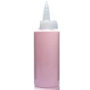 100ml Pink Plastic Bottle With Spout Cap