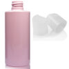 100ml Pink Plastic Bottle With Disc Top Cap - Image 4