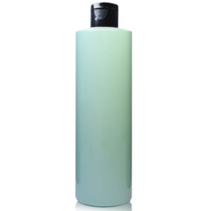 250ml Green Plastic Bottle With Flip Top Cap