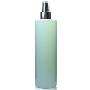 250ml Green Plastic Bottle With Silver Atomiser