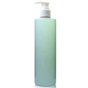 250ml Green Plastic Bottle With Lotion Pump