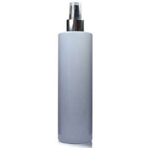 250ml Grey Plastic Bottle With Silver Atomiser Spray