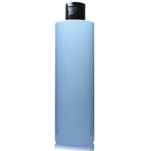 250ml Blue Plastic Bottle With Flip Top Cap