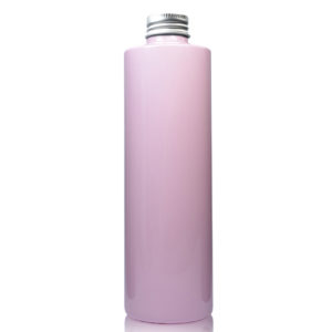 250ml Pink Plastic Bottle With Aluminium Cap