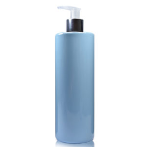 500ml Light Blue Plastic Bottle With Lotion Pump