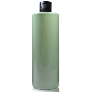500ml Green Plastic Bottle With Flip Top Cap