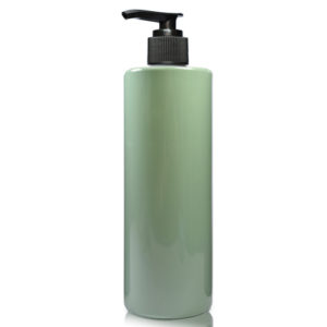500ml Green Plastic Bottle With Lotion Pump