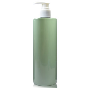 500ml Green Plastic Bottle With Lotion Pump