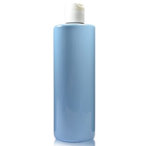 500ml Light Blue Plastic Bottle With Disc Top Cap